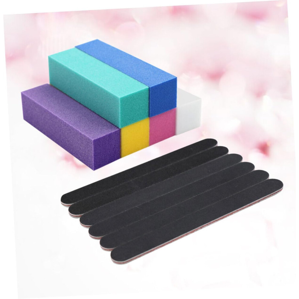 Hkhbjs 13Pcs Professional Nail File Fingernail Files Brush For Sanding Polishing Suitable For Nail Types