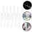 12pcs Acrylic Rod Dowel Rod Solid Round Stick for DIY Crafts Model Making 8