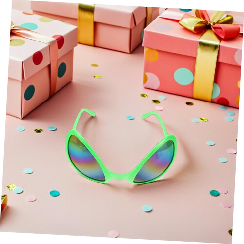 2sets Costume Props Funny Glitter Headband Glasses Set