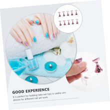 juegos de almohadillas para uñas acrílicas, soporte para práctica de uñas acrílicas, expositor para entrenamiento de manicura y suministros