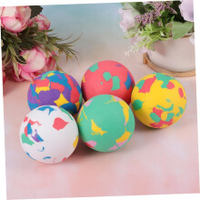 12 stk. solide fargerike Eva-hoppeballer med 6 cm diameter, hoppende hoppeballer som spiller