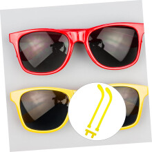 90 juegos de patillas de repuesto de plástico para gafas de fantasía. Incluye conector luminoso.