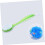 2pcs Long Handle Bath Brush Set com cerdas macias para esfoliar e chuveiro, azul verde 4