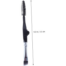 10pcs Foldable Mini Makeup Eyebrow Brush Dual-head Eyelash Brow Brush for Eyebrow Makeup for Travel and Daily Use