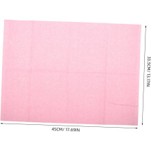 Wegwerpbare nageltafelmatjes, 125 stuks, roze, niet-geweven, waterdicht, oliebestendig.