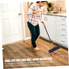 Quick Mop Mikrofaser-Trocken- und Nasswischpads mit Stiel für einen sauberen Badezimmer-Kehrer, wiederverwendbare Reinigungspantoffeln
