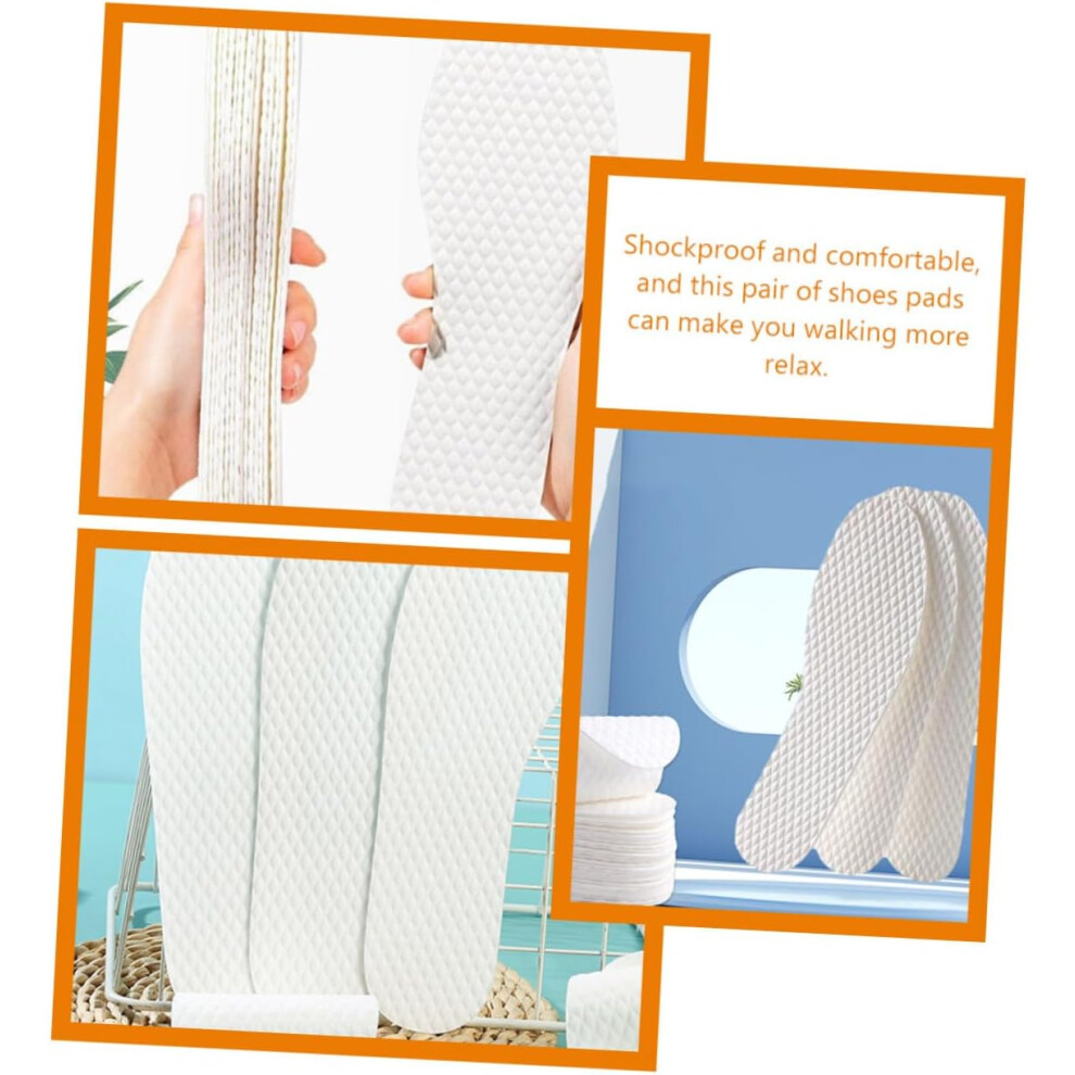 Hkhbjs 10Pairs Odor Insoles Sweat-Absorbing Shoe Pads Comfortable Shoe Insoles