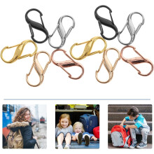 15 clips de chaîne de sac en forme de S, boucles de réglage en métal, connecteurs portables pour bandoulière de sac à main à faire soi-même