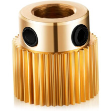 10 Stück Extrusionsrad-Zuführzahnräder für Extruder-Ersatzteile für Druckerwerkzeuge