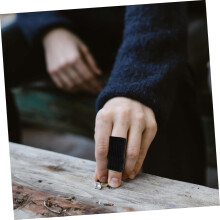 10 protectores de dedos de nailon para deportes, mangas elásticas para dedos, gorros protectores.