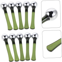 10pcs metal olho rolo massagem bastão aplicador varinha para olho creme maquiagem reduzindo inchaço e rugas rosto