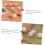 120pcs Wooden Push Pins Round Head for Cork Boards, Multi-Function Decorative Thumb Tacks 1