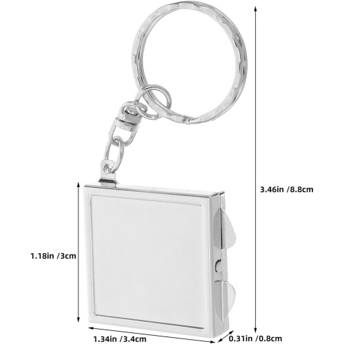 10pcs Small Square Mirror Portable Double Sided Folding Mirror 1