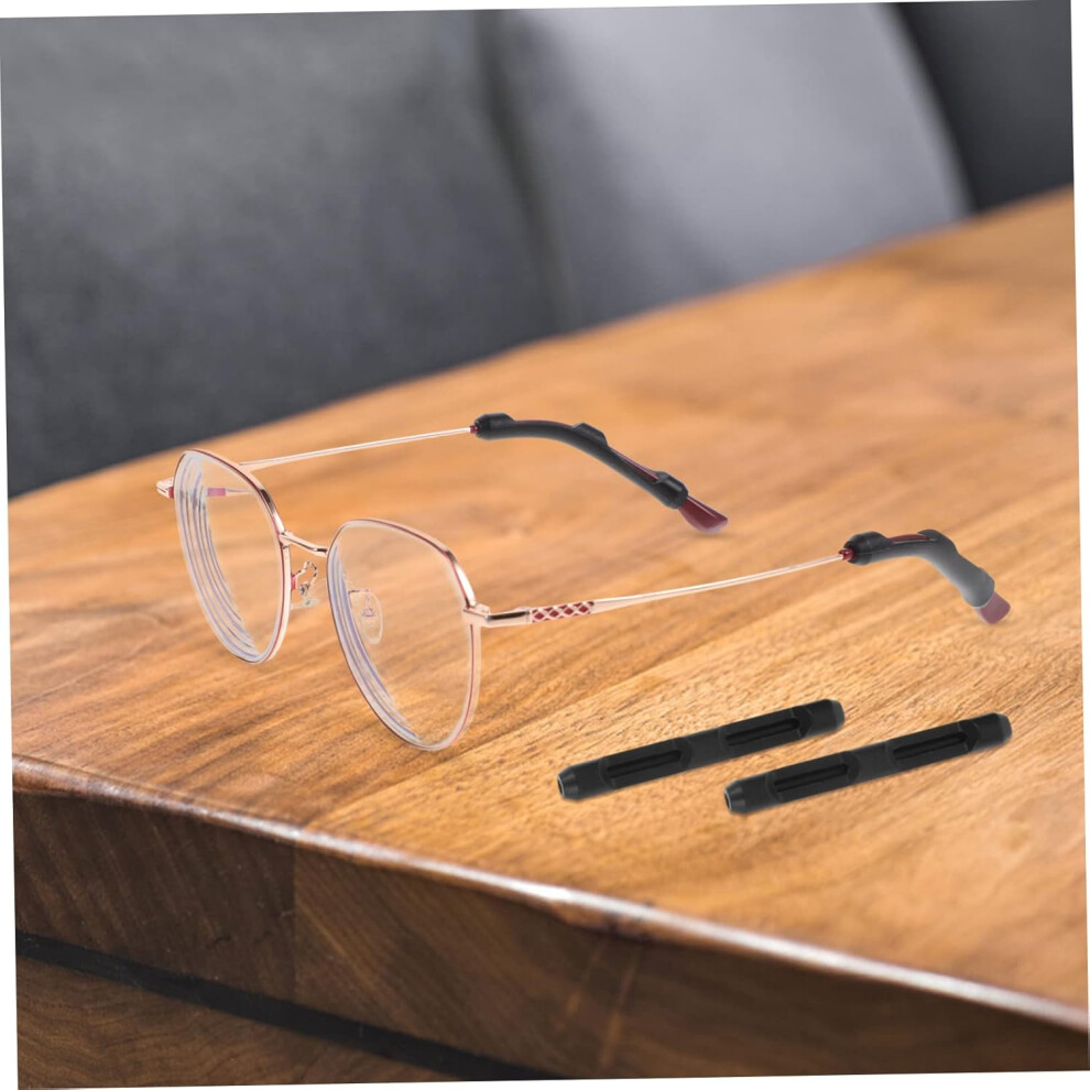 Hkhbjs Eyeglass Ear Cushions Slip Glasses Temple Tips Sleeve Easy Install Remove