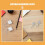 10pcs Small Square Mirror Portable Double Sided Folding Mirror 3