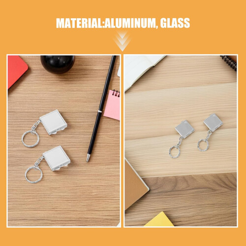 10pcs Small Square Mirror Portable Double Sided Folding Mirror 2