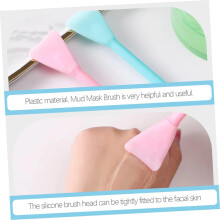 10pcs Facial Mask Brush Silicone Stick Dual Use Mask Applicator Makeup Spatula Tool for Household Skin Care