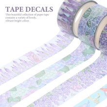 15 Rolls Floral Landscaping Tape Kawaii Washi Tape for Scrapbooking Supplies
