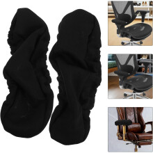 2 Stück dehnbare Armlehnenüberzüge für Gaming-Stühle, waschbare Armlehnenschutzbezüge aus Stoff für Bürostühle