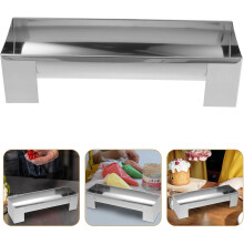U-förmiger Kuchenrollenhalter aus Edelstahl, 10,6 x 5,5 x 2,5 Zoll