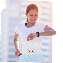 Lumbar Support Belt 2pcs Waist Brace Wrap Practical Spandex Waist Pad Warm Protective Brace