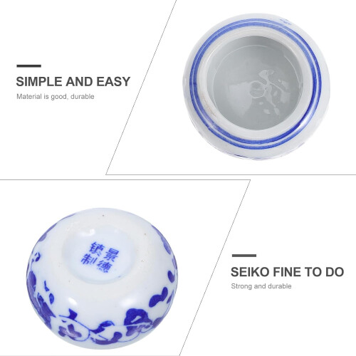 12pcs Ceramic Calligraphy Ink Dishes Smooth Surface Creative Ink Bowls 2