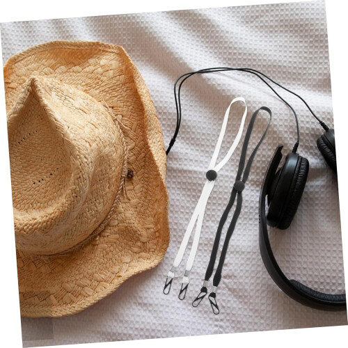 10pcs Versatile Windproof Rope Hat Sunburn Hat Windproof Strap Lanyard Cap Chains Extra Long Lanyard