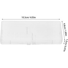 12pcs Interdental escova armazenamento caixa virar tampa plástico organizador
