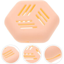Aufbewahrungsbox für Beauty-Puderquasten aus Silikon, tragbar und niedlich