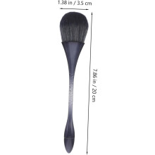 Pinceau Ă poudre pour ongles Ă tĂŞte de champignon, poils doux et denses, outil de maquillage portable