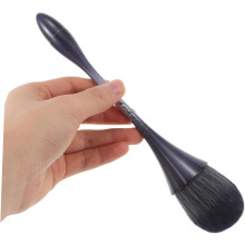 Escova de poeira das unhas da cabeça do cogumelo Escova de pó portátil da ferramenta de maquiagem das cerdas macias e densas
