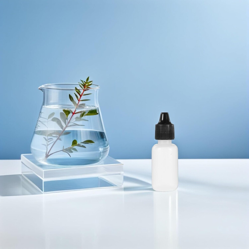 Hkhbjs 10Pcs Mini Squeeze Dropper Bottles 15Ml Portable Plastic Liquid Storage Containers