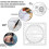 2pcs Drawing Template Multifunctional Geometric Ruler Circle Stencil for Drafting Shapes 3