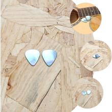 2 plettri spessi in pietra per chitarra acustica ed elettrica, plettri per ukulele