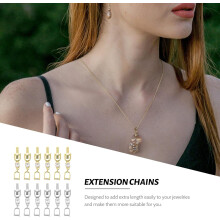 Chaînes d'extension pour colliers et boucles pour bracelets de 3 cm de longueur