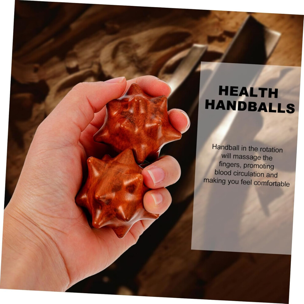 Hkhbjs Hand Acupoint Massager Balls 2Pcs Plastic Fitness Hand Massage Balls