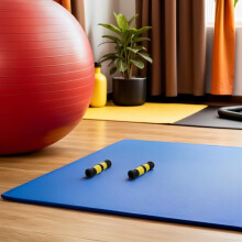 Lot de 2 poignées de haltères antidérapantes en PVC, accessoires de fitness