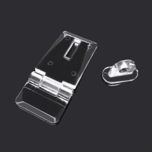 10 Sets Hinge Latch Lock Door Buckle Replacement Lock Decorative PC Material Jewelry Box Crafting DIY Accessory
