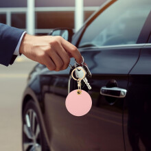 2pcs Rfid Tag Protective Cover Practical Rfid Fob Storage Holder for Access Card Keychain Pendent Use Women