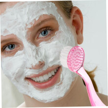12-delige reinigingsborstelset voor handmatige exfoliatie van de poriën.