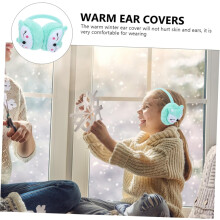 Cache-oreilles coupe-vent pour enfants, lot de 2, rose et bleu lac, pour garçons et filles, pour le vélo et les activités de plein air.