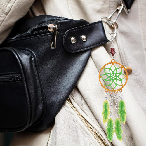 2 τεμάχια καλούπι σιλικόνης Dream Catcher για κατασκευή μπρελόκ κρυστάλλου DIY 1