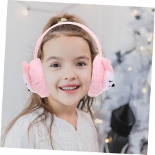 Kinder-Ohrenschützer, winddicht, 2er-Set, Rosa und Hellblau, für Jungen und Mädchen, ideal zum Radfahren im Freien