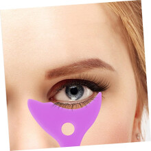 2 protectores de pestañas de silicona, herramienta aplicadora, delineador de ojos, ayudante de maquillaje
