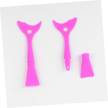 2 stuks siliconen wimperbeschermers, applicator, eyelinerhulpmiddel, make-uphulpmiddel