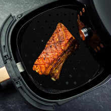 4 stk. silikon bakematte nonstick bakepapir oljefiltrerende airfryerbrett firkantet varmebestandig kjøkkenutstyr
