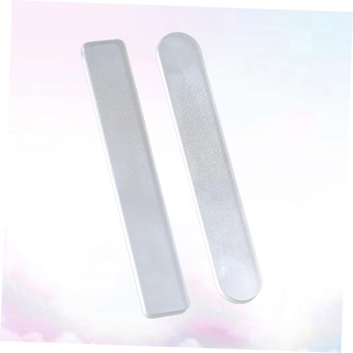 2 Stück Glasnagelfeilen Nanometer Nagelpuffer 1