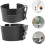 2pcs Car Cup Holder Beverage Bottle Rack Plastic Clip-on Cup Holder 6