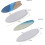 2pcs DIY Silicone Surfboard molde em forma para fundição Epoxy, Surfboard Coaster conjunto de molde de silicone 2