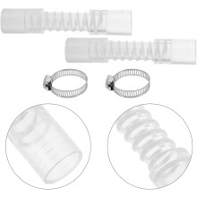 Manguera de drenaje para aire acondicionado de 25 mm, tubo de drenaje de condensación con abrazaderas (2 unidades)